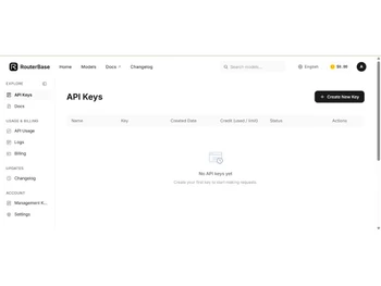 RouterBase-api keys