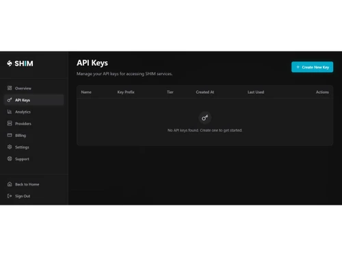 SHIM-api keys