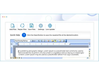 Kernel MS Office File Recovery-File save