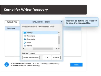 Kernel MS Office File Recovery-Repaired File