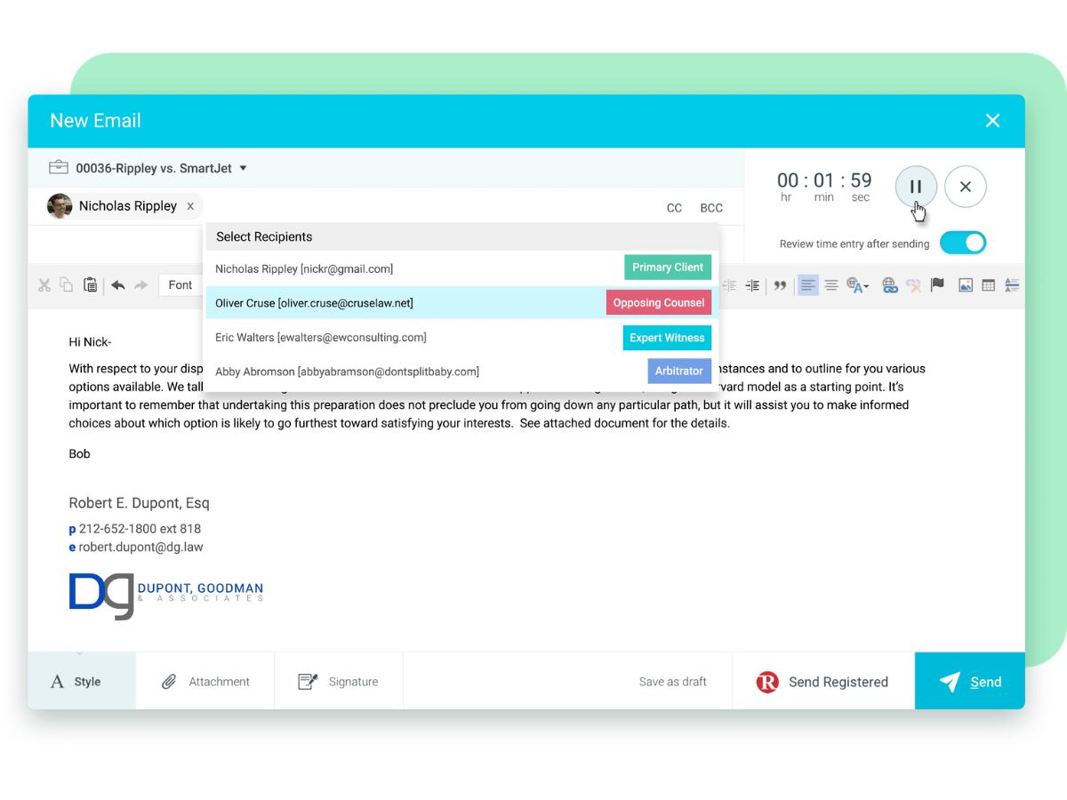 CARET Legal-email