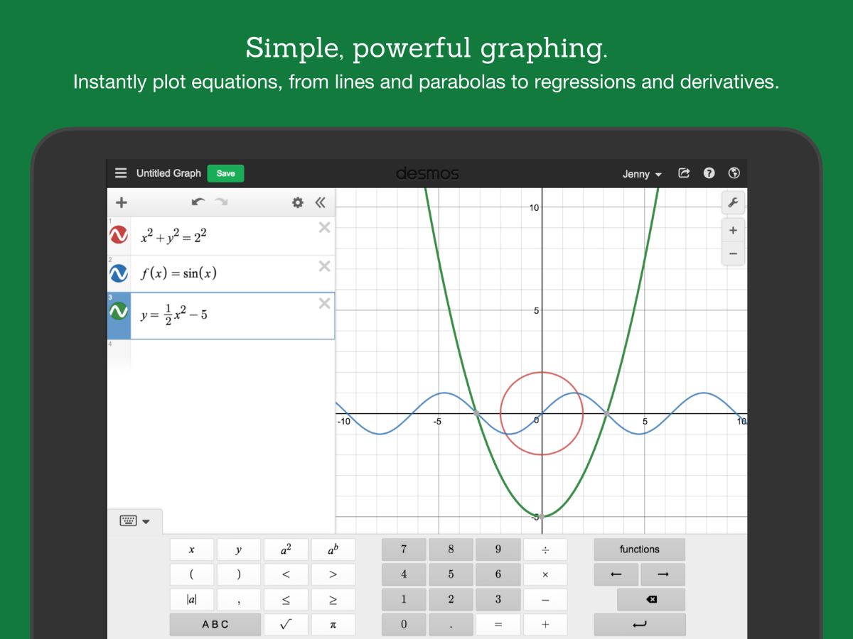 Desmos-graphing