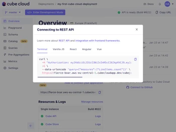 Cube Dev-API