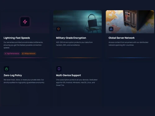 OctoV VPN features