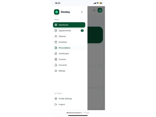 DocKey Dashboard