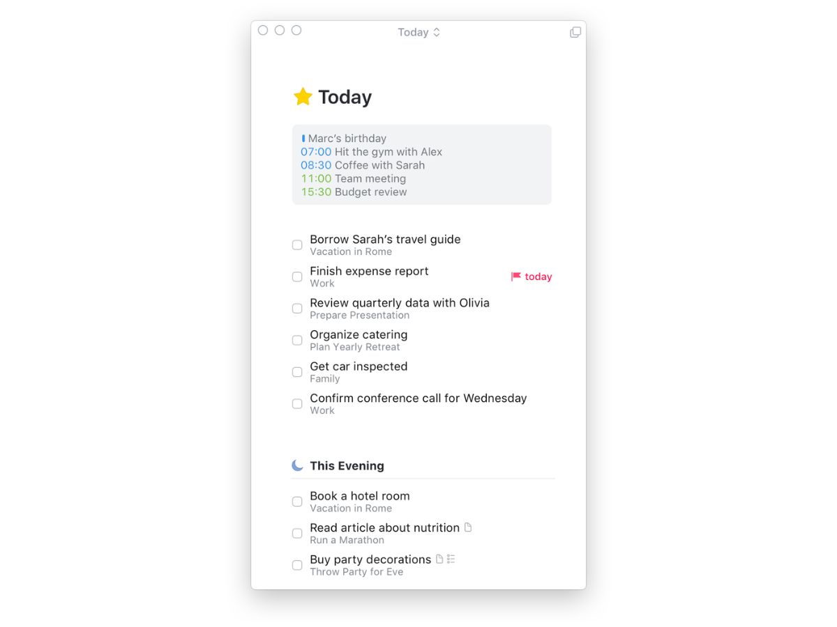 Things-calendar