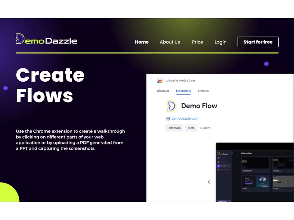 DemoDazzle create flows
