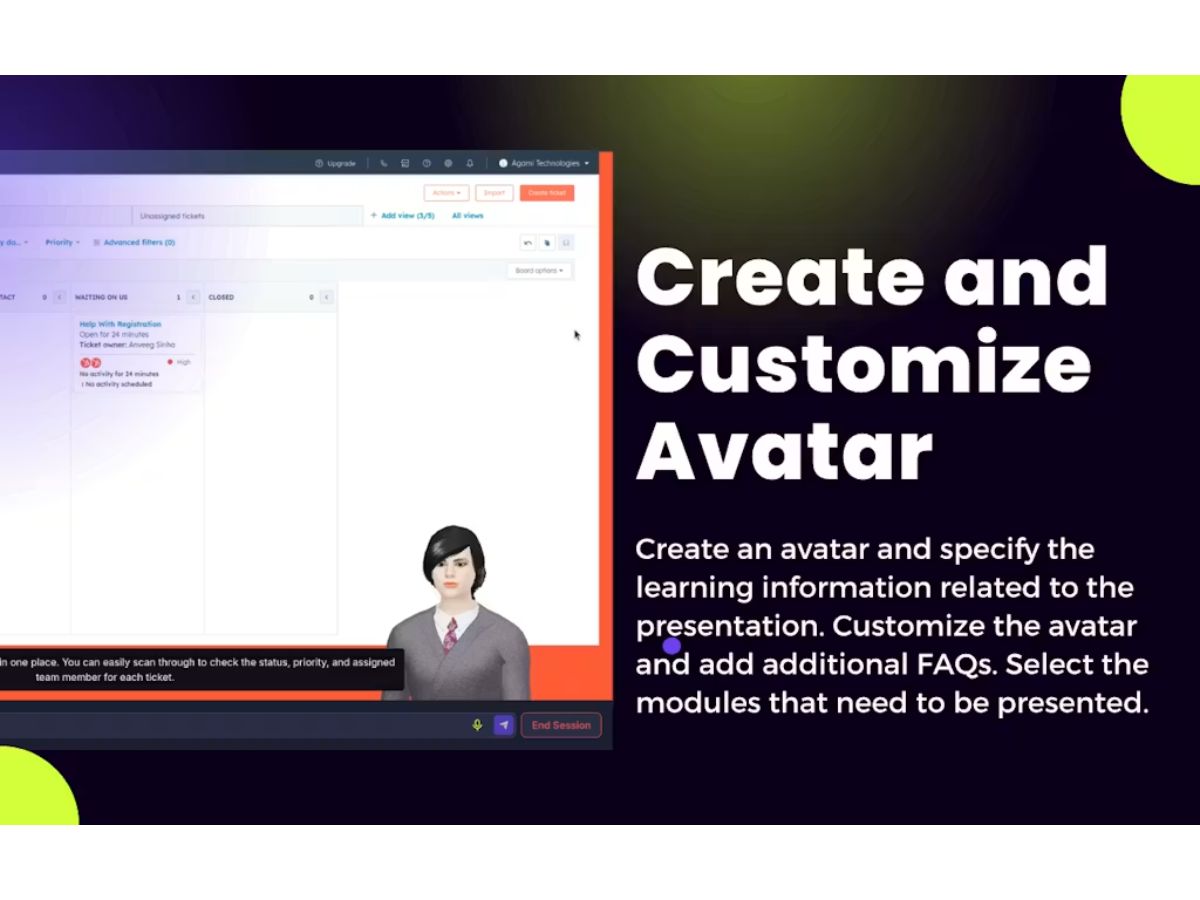 DemoDazzle customize avatar