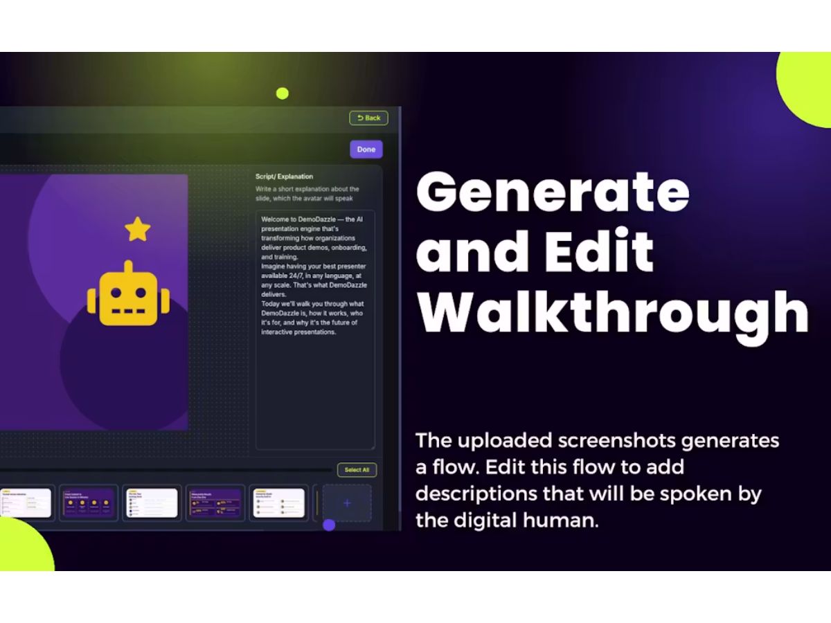 DemoDazzle walkthrough