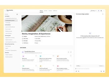 Toddle-curriculum planning