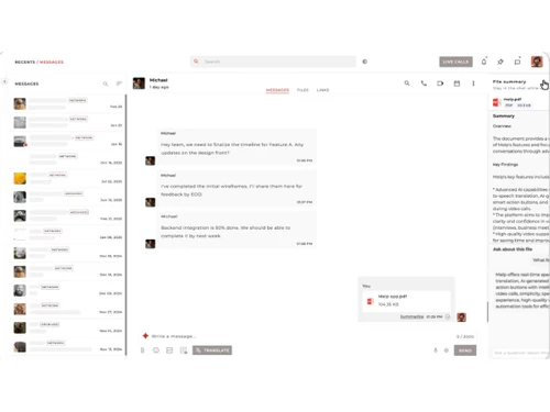 MelpApp chat