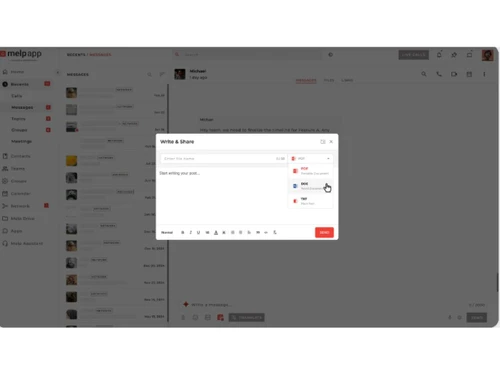 MelpApp share