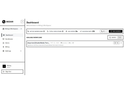 Mediar-dashboard