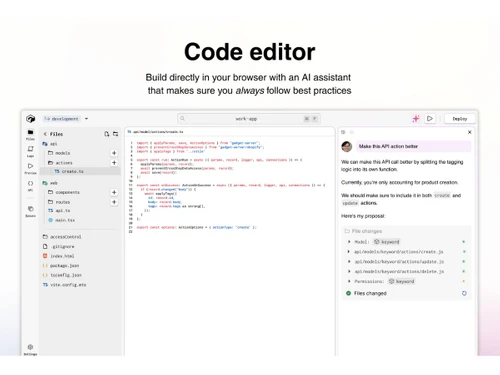 Gadget-code editor