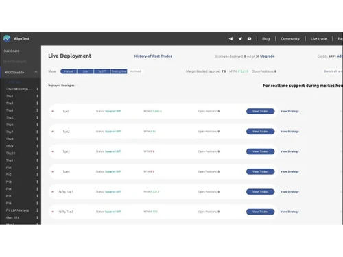 AlgoTest-live deployment