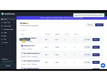 AutoProctor-dashboard
