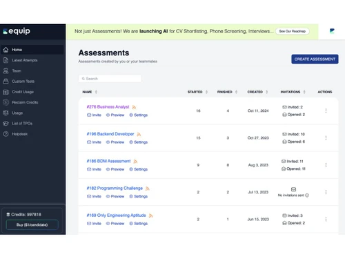 Equip-dashboard