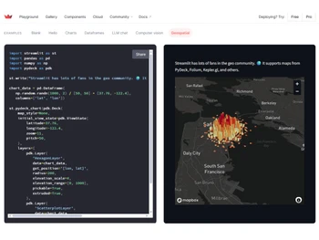 Streamlit-geospatial