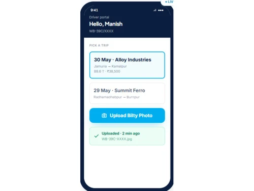 TraxnCargo Driver portal