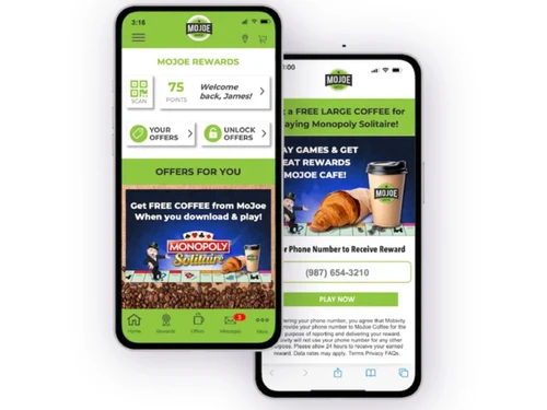 Mobivity-connected rewards
