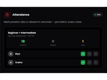 StudioPartner attendance