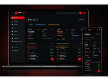 StudioPartner dashboard