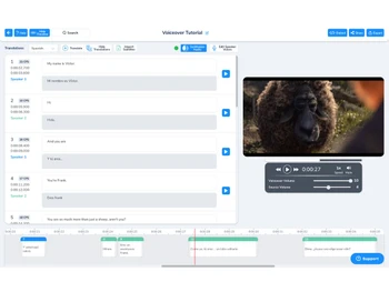 Maestra-video dubbing