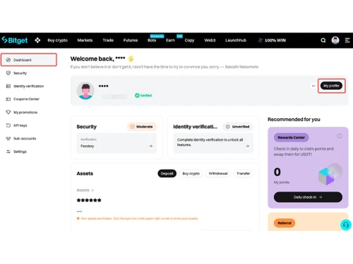 Bitget-dashboard