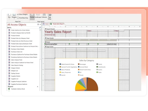 Microsoft Access-report