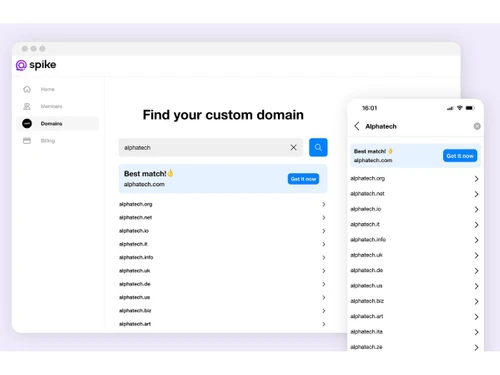 Spike-email domain