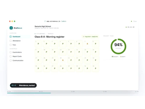 AiraNexus dashboard