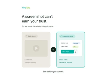 HireTale interactive-demo