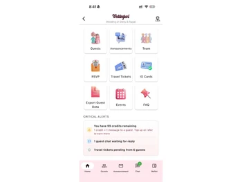 Weddingkart dashboard