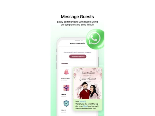Weddingkart message