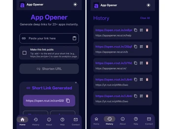 App Opener-history