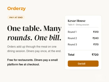 Orderzy meal