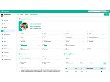 Sanjeevani ERP Doctor Management