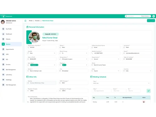 Sanjeevani ERP Doctor Management