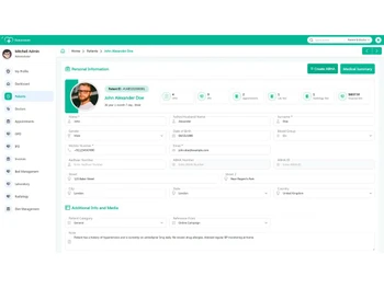 Sanjeevani ERP Patient Management