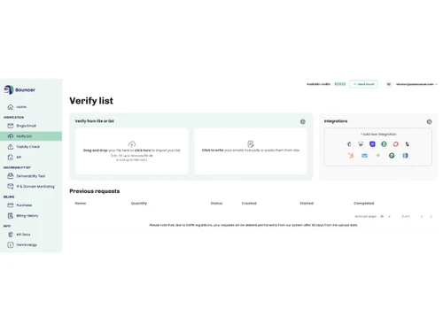 Bouncer-verification