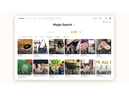 Minea-magic search