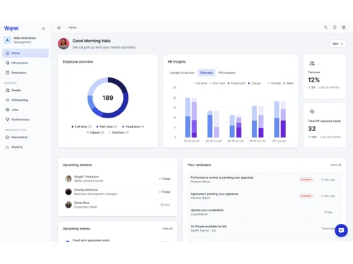 MyHR-dashboard