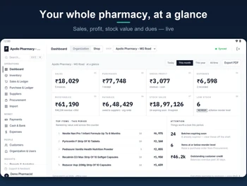 DravyaOS Dashboard