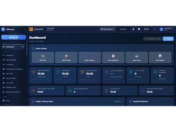 BazaarPOS dashboard