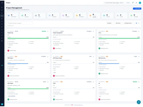 SmartITSM Project Management