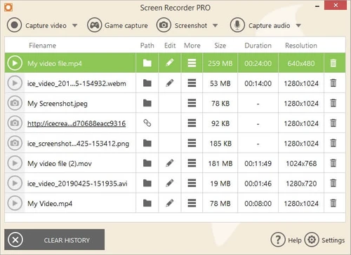 IceCream Screen Recording