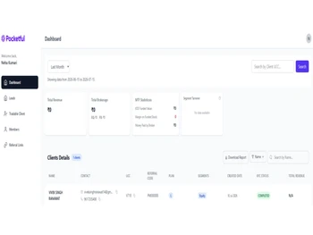 Pocketful Partner Pro-dashboard