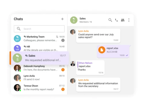 Secumeet chats