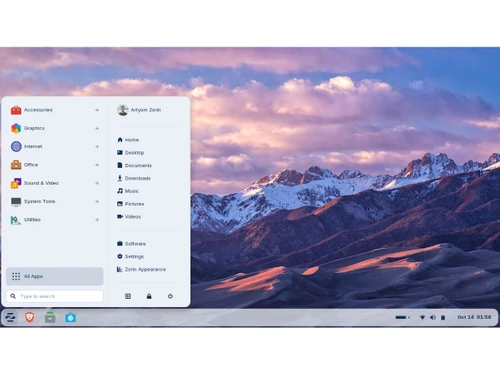 Zorin OS-interface