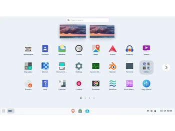 Zorin OS-panel